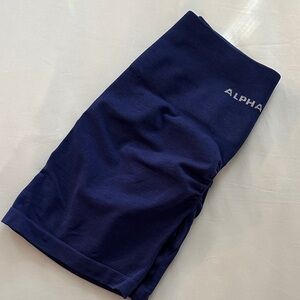 Alphalete Navy Blue Shorts